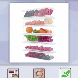 rk empire Plastic Fridge Container- 1500 ml image 5