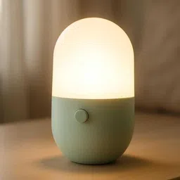 chocozone 2 Color Light Changable Night Lamp for Room Plug in Night Light for Bedroom Night Lamp image 2