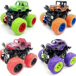 welco Wlco Friction Powered Monster Trucks Car Toy Set ( Pack of 4 )-picture-12