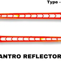 rohaneshop Hyundai Santro Rear Bumper Reflector 2 Function Waterproof Type - A Car Reflector Light image 2