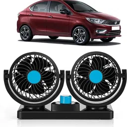 gadzooks Car Fan 12V 360 Head 2 Speed Quiet Strong for All Auto Vehicles-GDZ0554 Car Interior Fan-picture-20