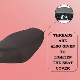 carbox Ola Sx /Sx Plus Removable & PU Leather Waterproof Seat Cover Single Bike Seat Cover For Ola NA image 4