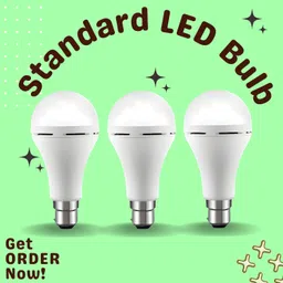 frony Rechargeable Emergency Bulb 12W Inverter Rechargebale Emergency Bulb_Pack_3 T343 3 hrs Bulb Emergency Light image 1