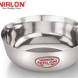 nirlon Stainless Steel Vegetable Bowl image 4