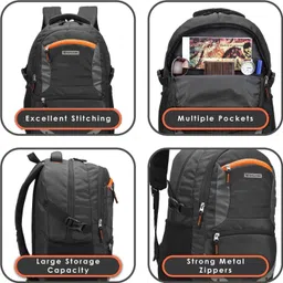 wellfire Large 35 L Laptop Backpack Waterproof 35L Laptop Backpack for Travel, College & Office Large Capacity image 4
