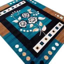 sana carpet Blue Silk Carpet image 2