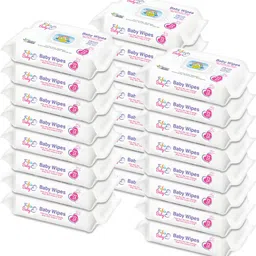 fabie baby Wet Wipes with Lid – 24 Wipes | Enriched with Aloe Vera & Vitamin E-picture-10