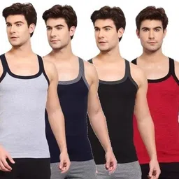 ikhlas Pack of 4 Men Vest image 1