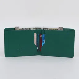 provogue Men Casual, Formal Green Genuine Leather RFID Card Holder image 4