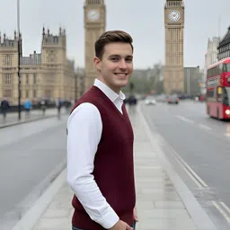 smile in life Men Solid V Neck Maroon Sweater image 3