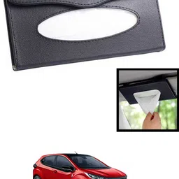 Universal Lightweight/Waterproof Leatherite Rectangle Black Tissue For Car-16 Vehicle Tissue Dispenser-image-78