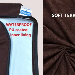 griinviztal Single Size Zippered Terry Cotton Breathable, Waterproof Mattress Cover image 3