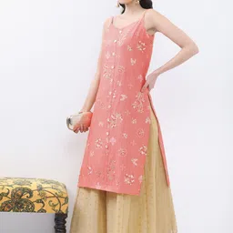 ketch Women Printed Cotton Blend Ethnic Dress image 3