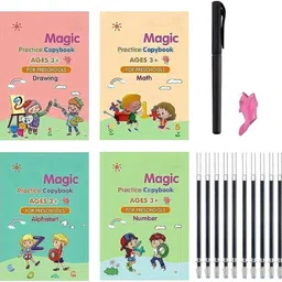 litoyz Magic Reusable Handwriting Copybook Alphabets, Numbers, Maths & Drawing image 4