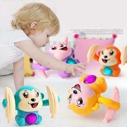mahi zone Dancing Monkey Musical Toy for Kids with Light, Sound and Touch Sensor MON10 image 5