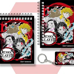 craft maniacs DEMON SLAYER A6 Notebook Unruled 120 Pages-picture-17
