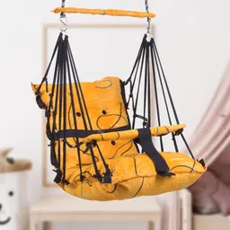 bjik New Cotton Swing Chair For Baby's Children Folding & Washable 1 To 6 Years Swings-picture-41