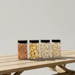 shreeji krupa Glass Cookie Jar - 1000 ml-picture-10