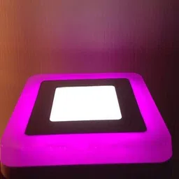 galaxy 12 watt 6+3 surface Light Square Pink & White 3 Step light pack of 1 - No False Ceiling Required (1 year Warranty) Ceiling Light Ceiling Lamp-picture-14