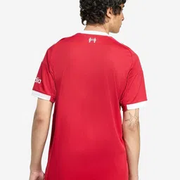 izon Men Printed Round Neck Polyester Red T-Shirt image 2