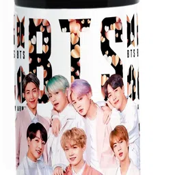 printingzone Sport Bottle| Bts Printed Sipper Signature (S06) 750 ml Water Bottle-picture-19