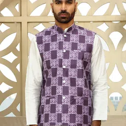 kraft india Printed Men Waistcoat-picture-18