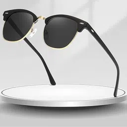 roadway UV Protection Retro Square Sunglasses (Free Size) image 2