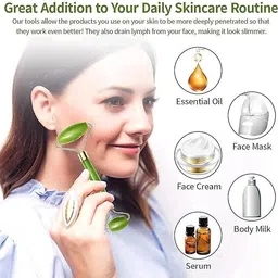 dr.vs Jade Roller & Gua Sha Facial Set image 2