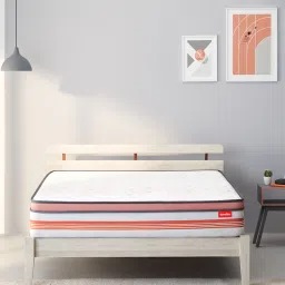 duroflex Boltt Plus 3 Zone Euro Top Copper Infused NRG Layer 8 Inch Queen Size Bonnell Spring Mattress image 1