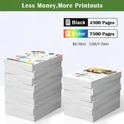 tequo 057 Refill Ink Compatible for Epson L8050, L18050, L8150W Printers (4X Black) Black Ink Toner image 2