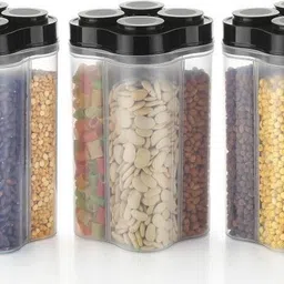 koktailkitchen Plastic Grocery Container - 2400 ml-picture-36