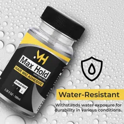 max hold MaxHold Wig Glue Long-Lasting Waterproof Bond (100 ml) Glue image 3
