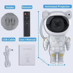 shivtoys Astronaut Night Light Projector (50 lm) Portable Projector image 3