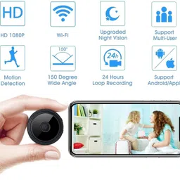 AVOIHS Mini Wireless 1080P HD Live View Camera Wifi Built-in Battery Night Vision Security Camera-image-19