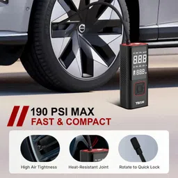 texum TAP-25 190 psi Tyre Air Pump for Car & Bike image 2