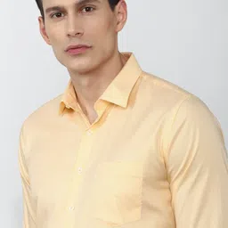 van heusen Men Slim Fit Checkered Spread Collar Formal Shirt image 5