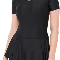 rz oddish SWIMMING SUIT Solid Women Swim-dress Black Swimsuit-picture-26