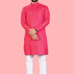 ethnicbliss Men Cotton Blend Kurta Pyjama Set-picture-10