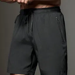 lothric Pack of 2 Solid Men Grey, Black Gym Shorts image 5