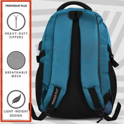 provogue plus Large 37 L Laptop Backpack Waterproof Febric Classy Unisex casual office Bag-With Reflective Strip image 5