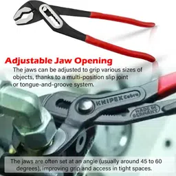 snomex Strong & Reliable Multi-Purpose Tota Water Pump Plier Groove Plier image 3