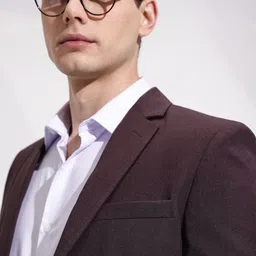 invictus Men Solid Single Breasted Formal Blazer image 3