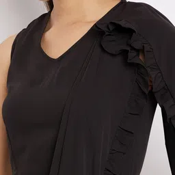 uptownie lite Solid Women With Attached Dupatta Jumpsuit image 5