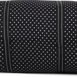 house of common 10 L Hand Duffel Bag - TT Travel Black Dot Bag Big Size Man & Woman - Black - Regular Capacity image 4