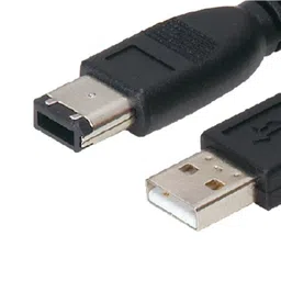 MX Firewire IEEE 1394 6 Pin Male Plug To MX USB A Male Plug Cord 1.5 Meter (MX-2482) image 2