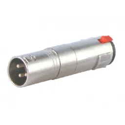 MX XLR 3 Pin MIC Male Plug Connector To MX P-38 Stereo Female Socket Locking Type Connector (MX-1875A) image 1