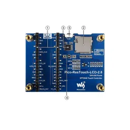 2.8 Inch Touch Display Module for Raspberry Pi Pico image 3