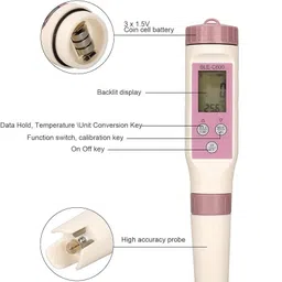 BLE-C600 Smart Bluetooth 7 In 1 PH TDS EC ORP SALY S.G Temperature PH Meter image 2