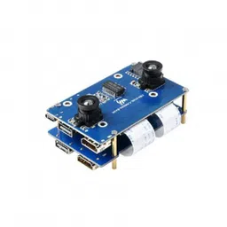 Waveshare Binocular Camera Base Board Designed for Raspberry Pi Compute Module 4, Interface Expander included image 1