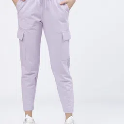 tokyo talkies Women Solid Grey Track Pants image 1